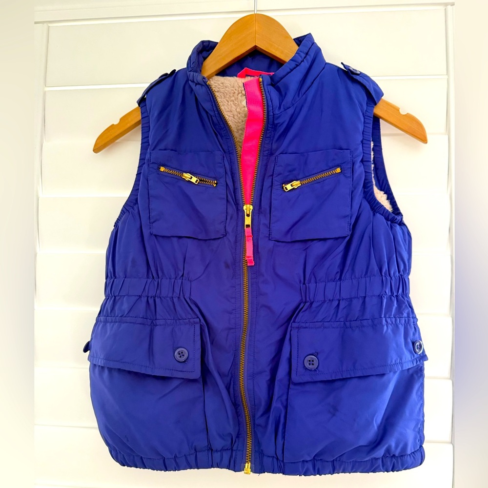 Crewcuts by J Crew Sherpa Lined Vest